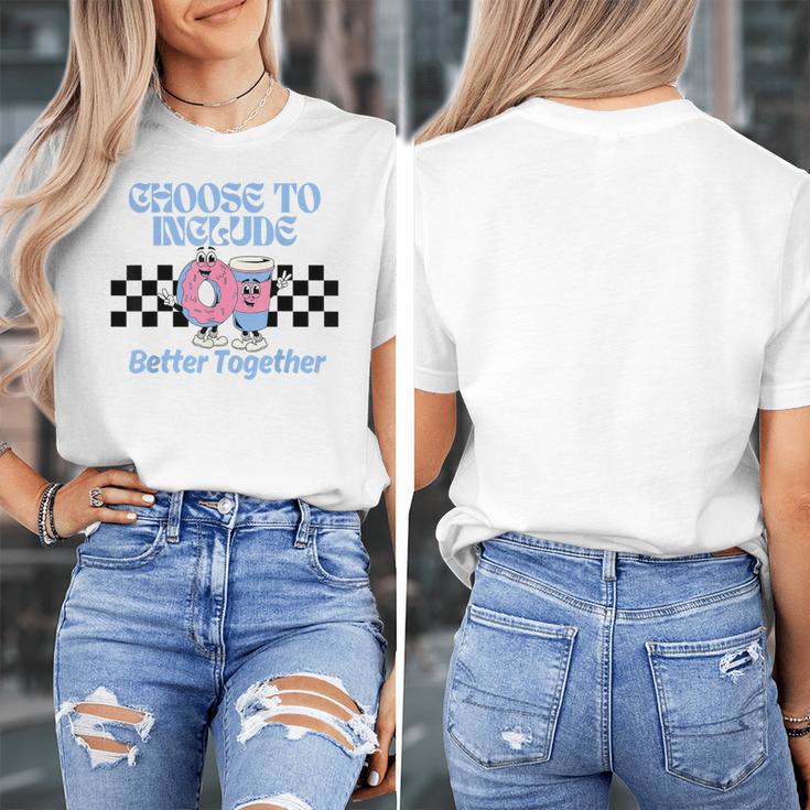 Choose To Include Special Education Teacher Autism Awareness Women's T-Shirt, funny design Choose To Include Special Education Teacher Autism Awareness Women's T-Shirt, funny design