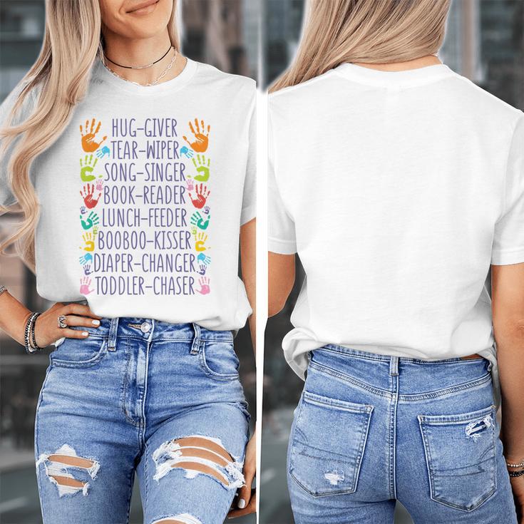 Daycare Provider Daycare Teacher Childcare Provider Women's T-Shirt, funny design