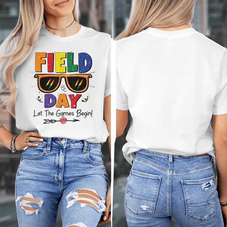Field Day 2025 Let The Games Begin Kids Boys Girls Teachers Women's T-Shirt, funny design Field Day 2025 Let The Games Begin Kids Boys Girls Teachers Women's T-Shirt, funny design