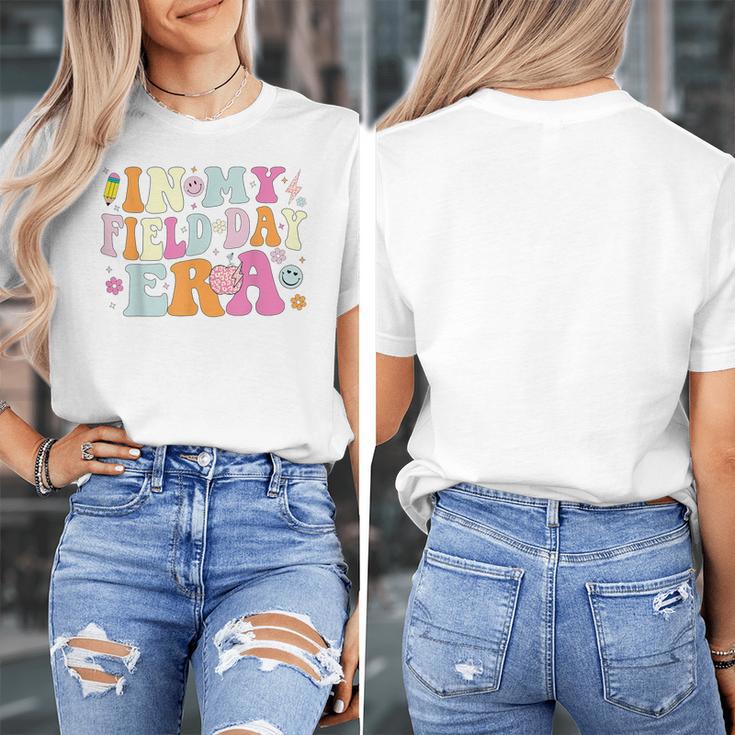 In My Field Day Era Teacher Kids Cute Groovy Field Day Women's T-Shirt, Groovy Teacher Gifts, funny design In My Field Day Era Teacher Kids Cute Groovy Field Day Women's T-Shirt, Groovy Teacher Gifts, funny design