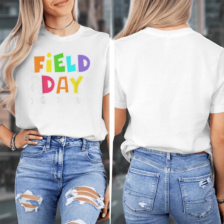 Field Day Green Team For Teacher Kids Field Day Games Women's T-Shirt, funny design Field Day Green Team For Teacher Kids Field Day Games Women's T-Shirt, funny design