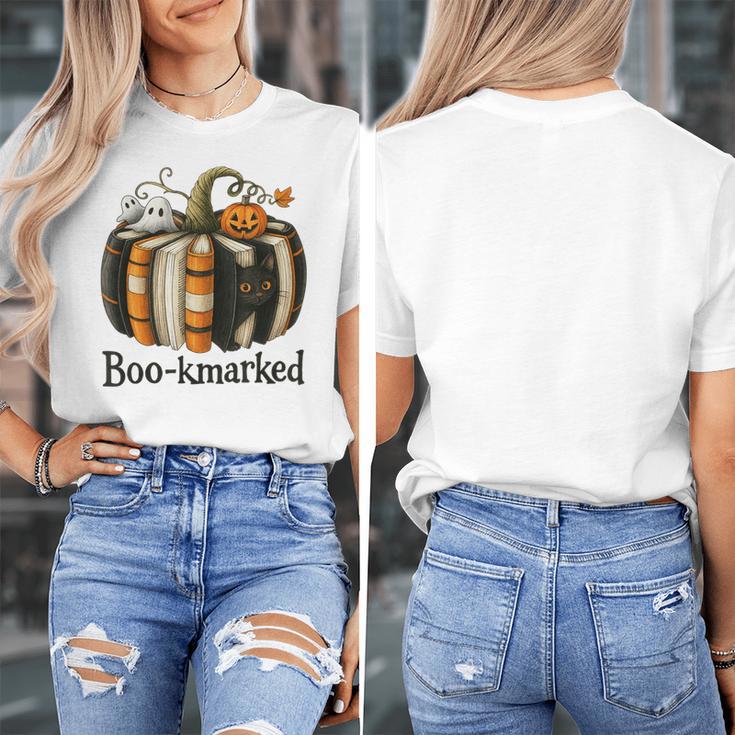 Fun Fall Book Lover Cute Teacher Student Halloween Women's T-Shirt, funny design Fun Fall Book Lover Cute Teacher Student Halloween Women's T-Shirt, funny design