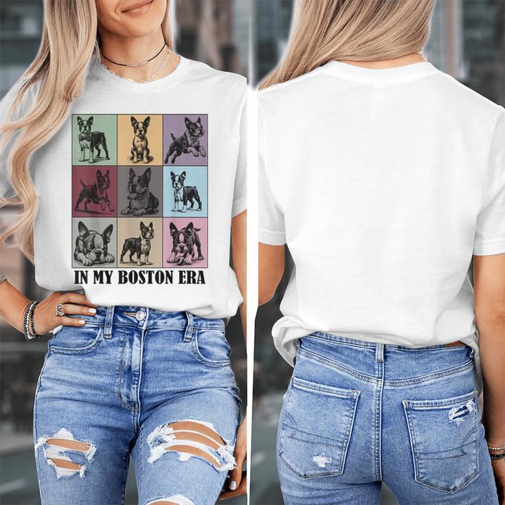 Funny Boston Terrier Quote In My Boston Terrier Era Cool Dog Men Women Women's T-Shirt, funny design