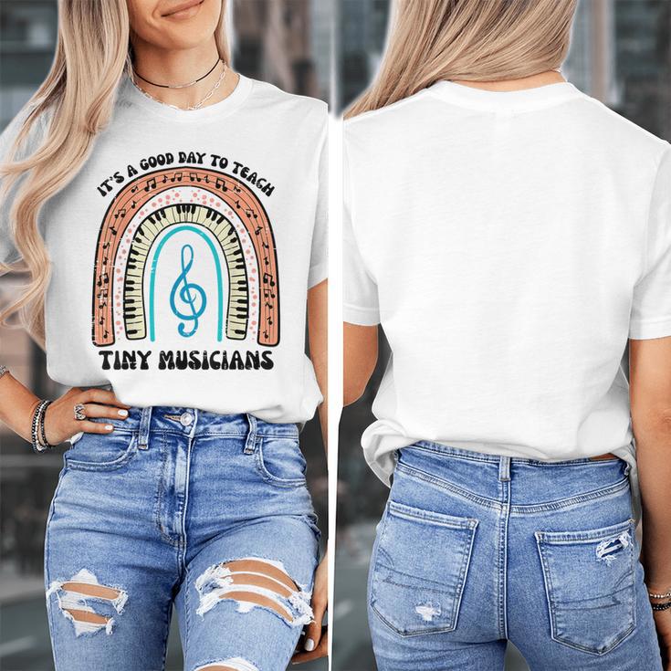 Good Day To Teach Tiny Musicians Piano Music Teacher Women Women's T-Shirt, funny design Good Day To Teach Tiny Musicians Piano Music Teacher Women Women's T-Shirt, funny design