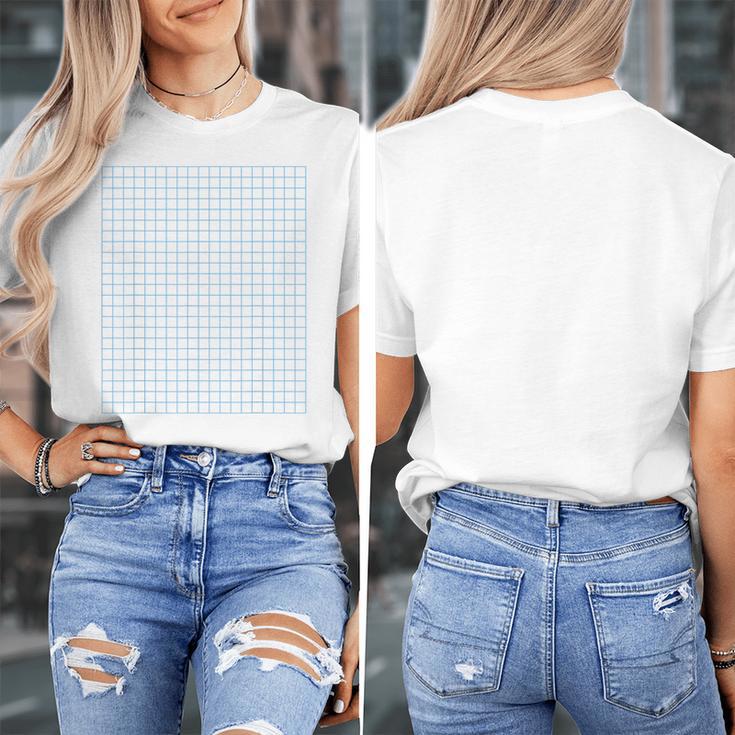 Graph Paper Engineer Architecture Math Teacher Costume Women's T-Shirt, funny design Graph Paper Engineer Architecture Math Teacher Costume Women's T-Shirt, funny design