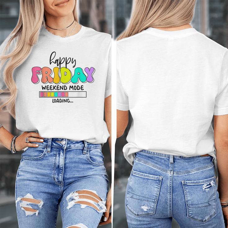 Happy Friyay Teacher School Friday Weekend Vibes Women's T-Shirt, funny design Happy Friyay Teacher School Friday Weekend Vibes Women's T-Shirt, funny design