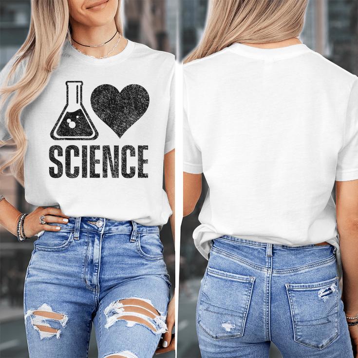 I Love Science Lover Teacher Scientist Sciences Women's T-Shirt, Science Teacher Gifts, funny design I Love Science Lover Teacher Scientist Sciences Women's T-Shirt, Science Teacher Gifts, funny design