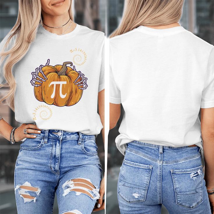 Pi Day Pumpkin Pi Math Teacher Halloween Costume Women's T-Shirt, funny design Pi Day Pumpkin Pi Math Teacher Halloween Costume Women's T-Shirt, funny design