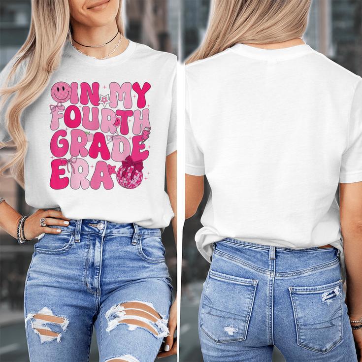 Pink Fourth Grade Era 4th Back To School Grade Teacher Women's T-Shirt, 4th Grade Teacher Gifts, funny design