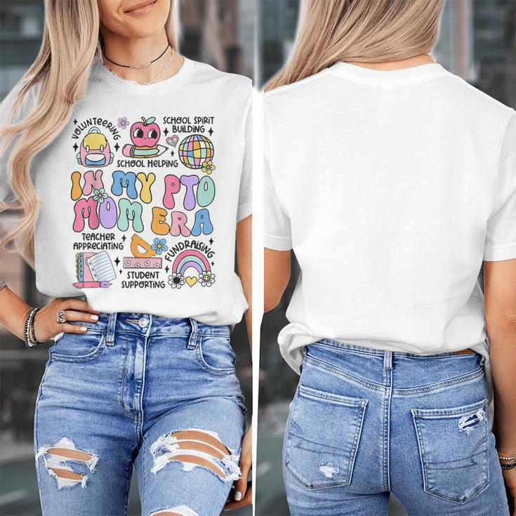 Retro In My PTO Mom Era Parent Organization Team Teacher Women's T-Shirt, Couple Gifts, funny design Retro In My PTO Mom Era Parent Organization Team Teacher Women's T-Shirt, Couple Gifts, funny design