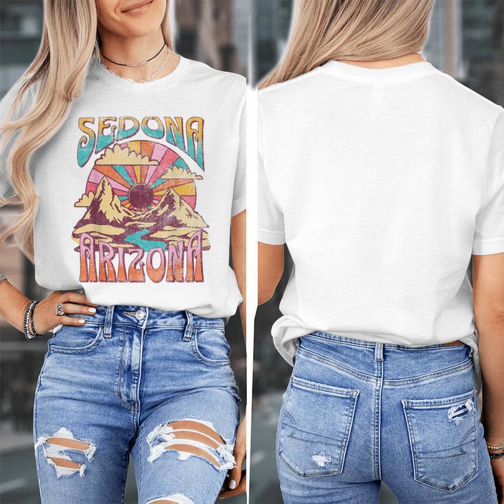 Sedona Arizona Nature Hiking Mountains Outdoors Vintage Women's T-Shirt, funny design
