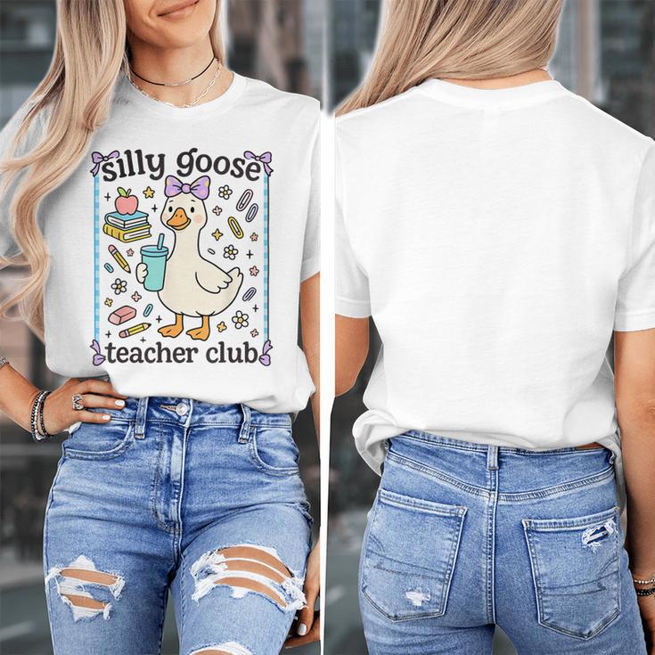 Silly Goose Teacher Club Silly Goose For Teacher Women's T-Shirt, funny design Silly Goose Teacher Club Silly Goose For Teacher Women's T-Shirt, funny design