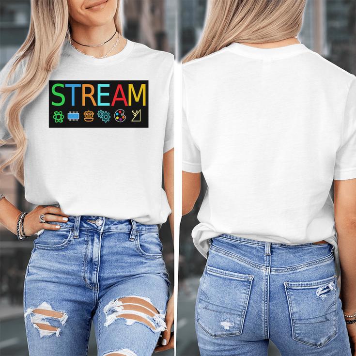 Stream Technology Robotics Shirt For Teachers And Students Premium Tri-Blend Women's T-Shirt, funny design