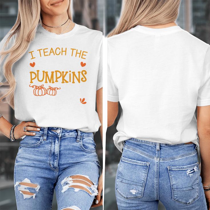 I Teach The Cutest Pumpkins In The Patch Shirt Teacher Women's T-Shirt, funny design I Teach The Cutest Pumpkins In The Patch Shirt Teacher Women's T-Shirt, funny design
