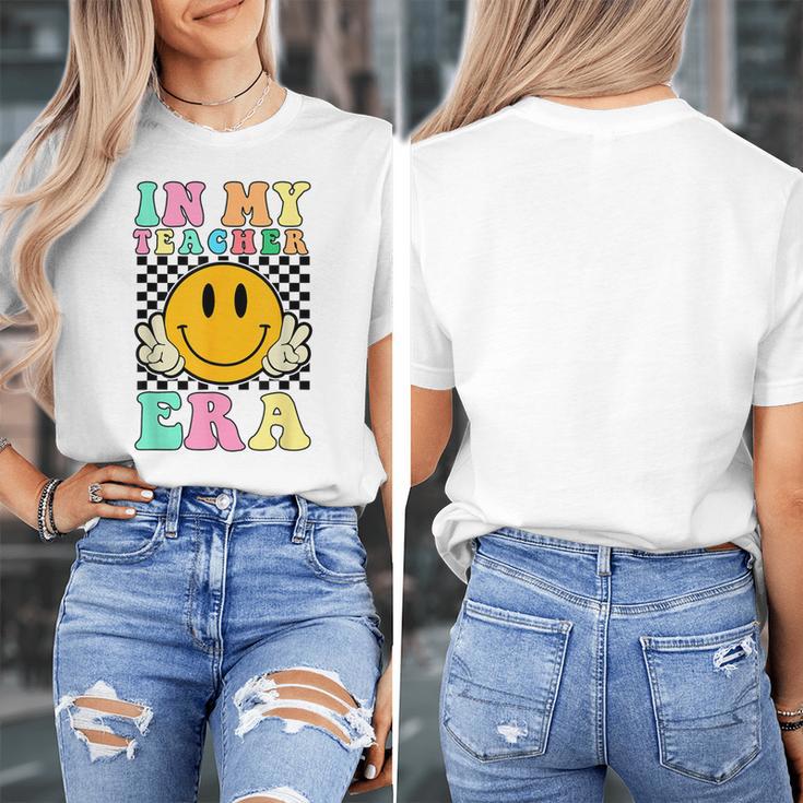 In My Teacher Era Retro Back To School Teacher Student Women's T-Shirt, funny design In My Teacher Era Retro Back To School Teacher Student Women's T-Shirt, funny design