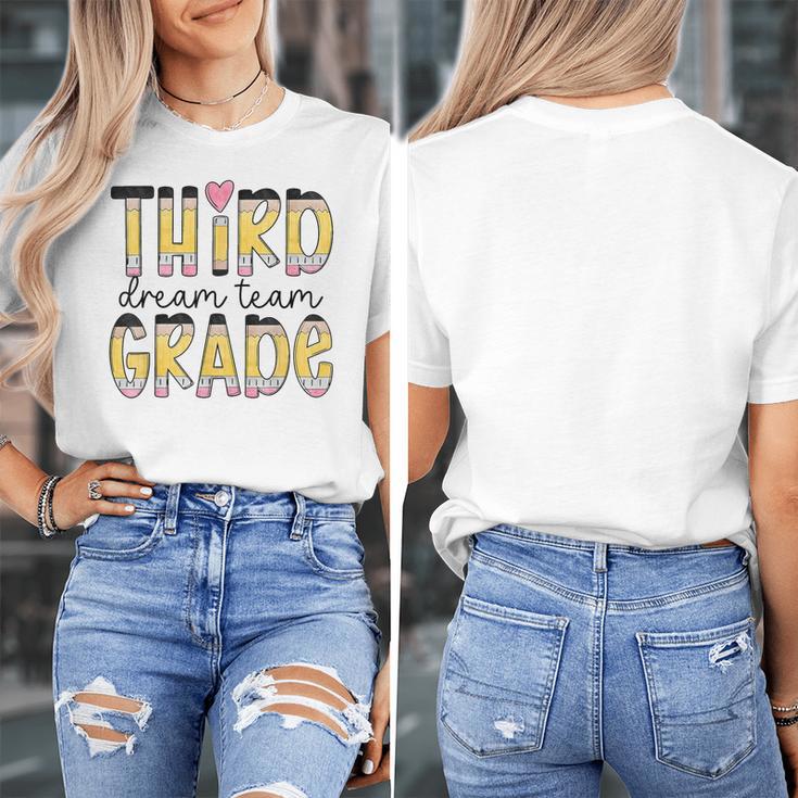 Third Grade Dream Team Back To School 3rd Grade Teacher Women's T-Shirt, funny design Third Grade Dream Team Back To School 3rd Grade Teacher Women's T-Shirt, funny design