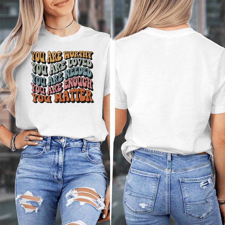 Unity Day Tee Orange Women Teacher You Matter Orange Be Kind Women's T-Shirt, funny design
