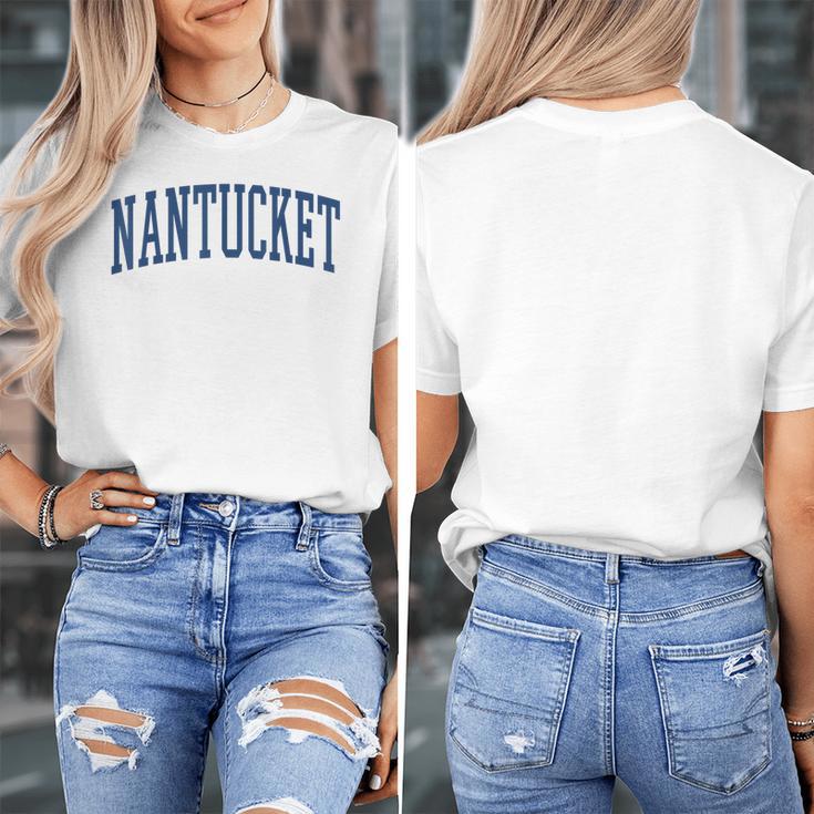 Varsity Grey Nantucket Women's T-Shirt, funny design