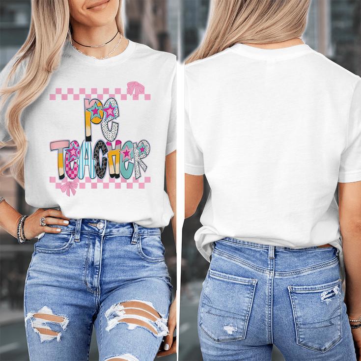 Women PE Teacher Back To School Physical Education Teacher Women's T-Shirt, Pe Teacher Gifts, funny design