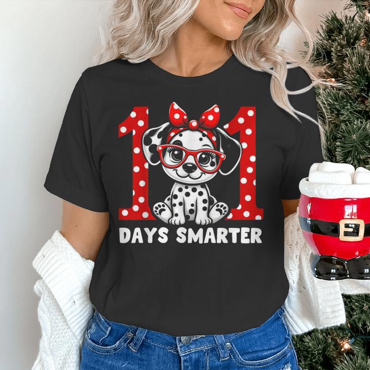 100 Days Smarter 101st Day School Dalmatian Dog Teacher Kids Women's T-Shirt, gift for family, gift for coworker 100 Days Smarter 101st Day School Dalmatian Dog Teacher Kids Women's T-Shirt, gift for family, gift for coworker