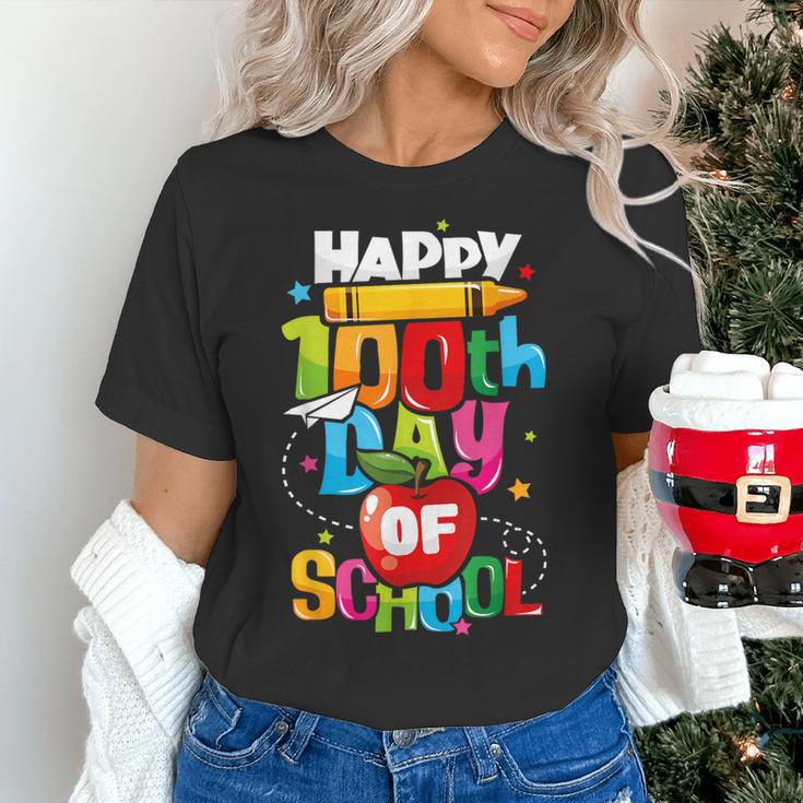 100th Day Of School Teachers Kids Child Happy 100 Days Women's T-Shirt, gift for family, gift for coworker 100th Day Of School Teachers Kids Child Happy 100 Days Women's T-Shirt, gift for family, gift for coworker