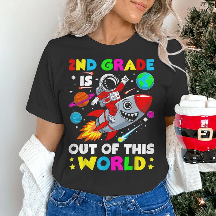 2nd Grade Is Out Of This World Space Rocket Planets Teacher Women's T-Shirt, 2nd Grade Teacher Shirts, gift for family, gift for coworker 2nd Grade Is Out Of This World Space Rocket Planets Teacher Women's T-Shirt, 2nd Grade Teacher Shirts, gift for family, gift for coworker