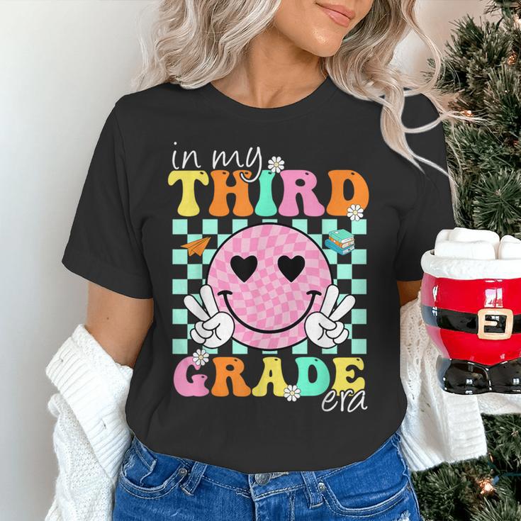 In My 3rd Grade Era Back To School Smile Face Teacher Kid Women's T-Shirt, gift for family, gift for coworker In My 3rd Grade Era Back To School Smile Face Teacher Kid Women's T-Shirt, gift for family, gift for coworker