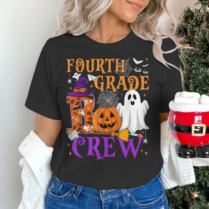 4th Grade Boo Crew Teacher Student Halloween Costume Women's T-Shirt, 4th Grade Teacher Shirts, gift for family, gift for coworker