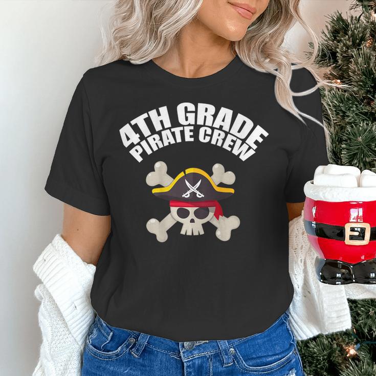 4th Grade Pirate Crew Halloween Costume Cool Teacher Student Women's T-Shirt, 4th Grade Teacher Shirts, gift for family, gift for coworker 4th Grade Pirate Crew Halloween Costume Cool Teacher Student Women's T-Shirt, 4th Grade Teacher Shirts, gift for family, gift for coworker