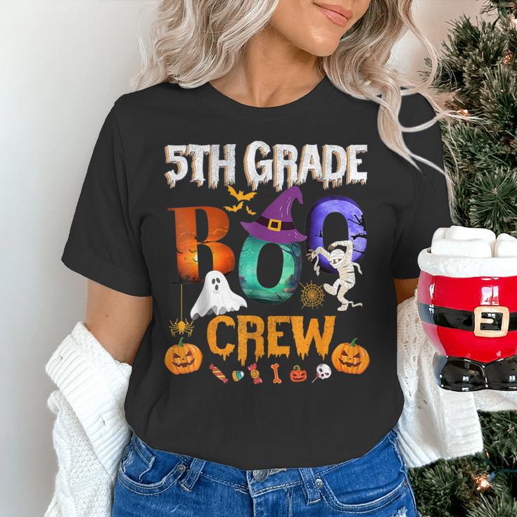 5th Grade Boo Crew Teacher Student Halloween Costume For Men Women Kids Women's T-Shirt, gift for family, gift for coworker