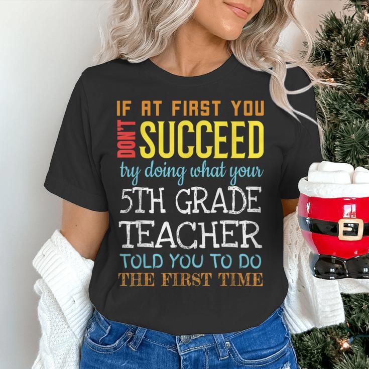 5th Grade Teacher Appreciation Women's T-Shirt, gift for family, gift for coworker
