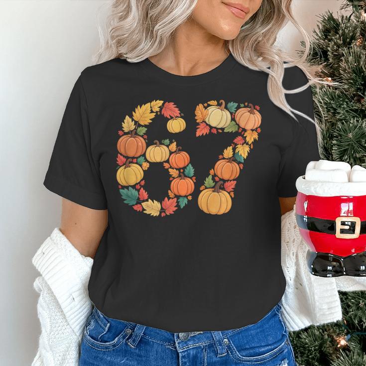 67 6 7 Fall Leaves For Teachers 67 Teacher Women's T-Shirt, gift for family, gift for coworker 67 6 7 Fall Leaves For Teachers 67 Teacher Women's T-Shirt, gift for family, gift for coworker