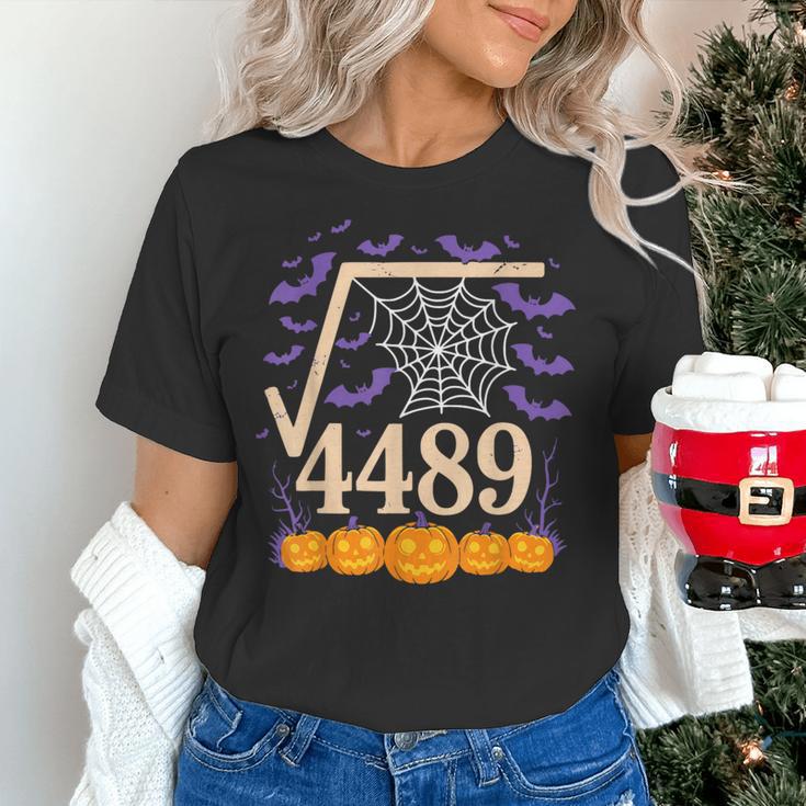67 Meme Math Teacher 6 7 Square Root 4489 Women's T-Shirt, gift for family, gift for coworker