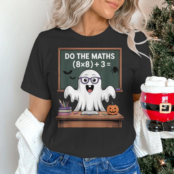 67 Teacher Halloween Ghost Six Seven Meme Do The Maths Women's T-Shirt, gift for family, gift for coworker
