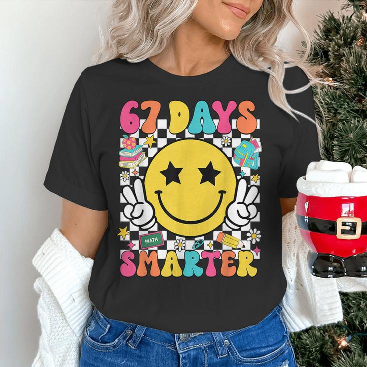 67th Day Of School Shirt 67 Days Smarter Teacher Boy Girls Women's T-Shirt, gift for family, gift for coworker 67th Day Of School Shirt 67 Days Smarter Teacher Boy Girls Women's T-Shirt, gift for family, gift for coworker