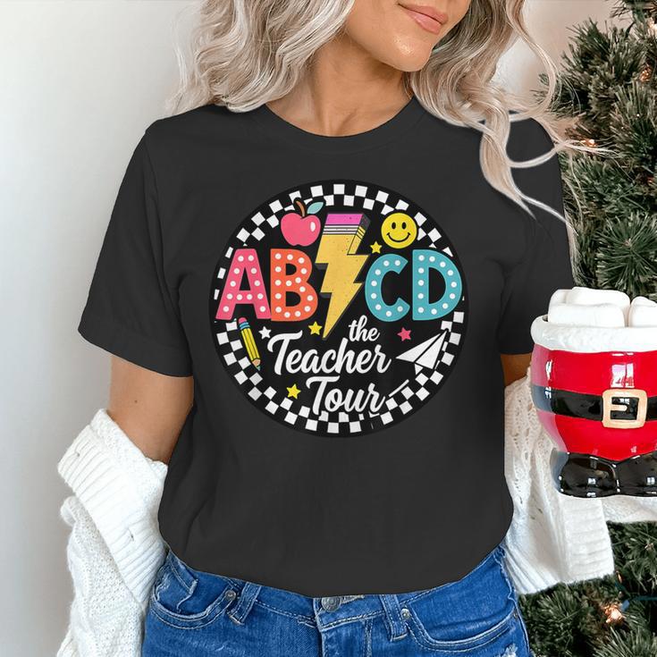 ABCD The Teacher Tour Back To School First Day Of School Women's T-Shirt, gift for family, gift for coworker ABCD The Teacher Tour Back To School First Day Of School Women's T-Shirt, gift for family, gift for coworker