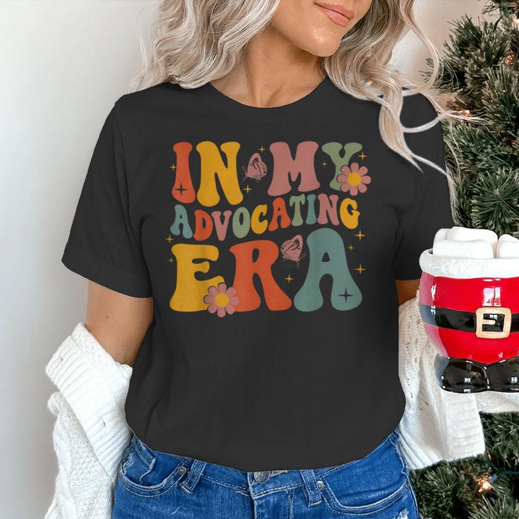 In My Advocating Era Advocate Autism Awareness Sped Teacher Men Women Kids Women's T-Shirt, gift for family, gift for coworker