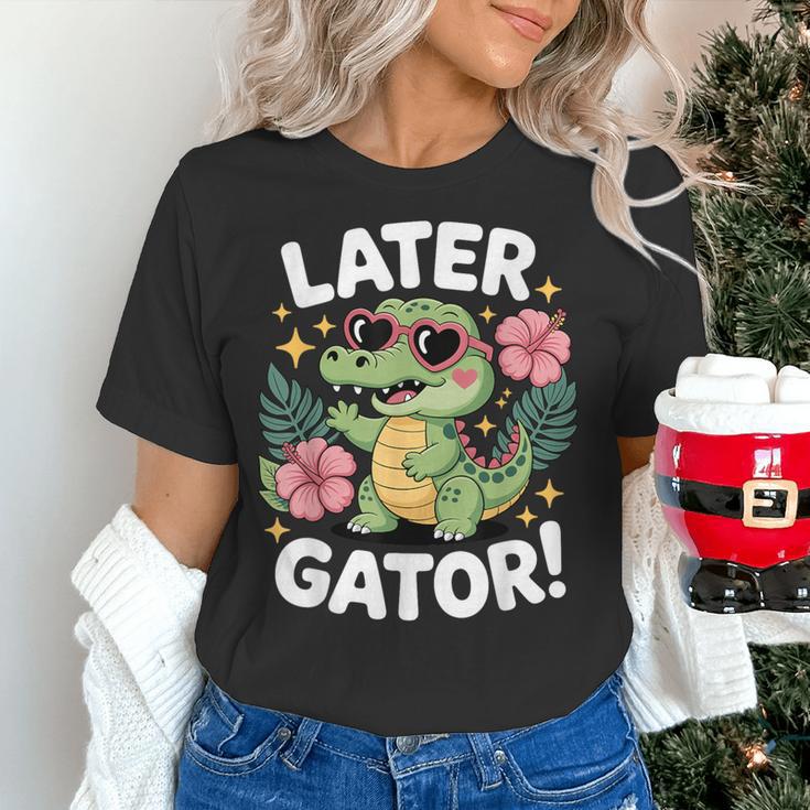 Alligator Later Gator Teacher Summer Last Day Fun Women's T-Shirt, gift for family, gift for coworker