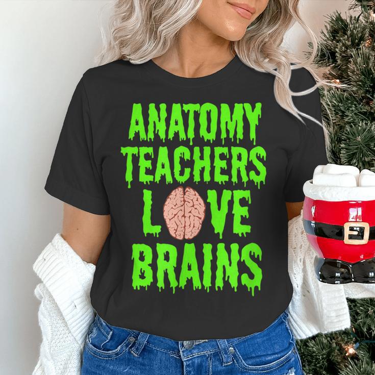 Anatomy Teachers Love Brains Halloween Teacher Costume Shirt Women's T-Shirt, gift for family, gift for coworker
