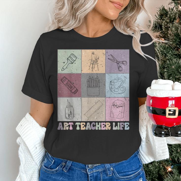 Art Teacher Life Retro Groovy Teaching Future Artists Women's T-Shirt, Future Teacher Shirts, Groovy Teacher Shirts, gift for family, gift for coworker Art Teacher Life Retro Groovy Teaching Future Artists Women's T-Shirt, Future Teacher Shirts, Groovy Teacher Shirts, gift for family, gift for coworker