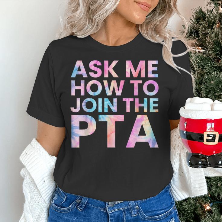 Ask Me How To Join PTA Crew Parent Teacher Matching School Women's T-Shirt, gift for family, gift for coworker Ask Me How To Join PTA Crew Parent Teacher Matching School Women's T-Shirt, gift for family, gift for coworker