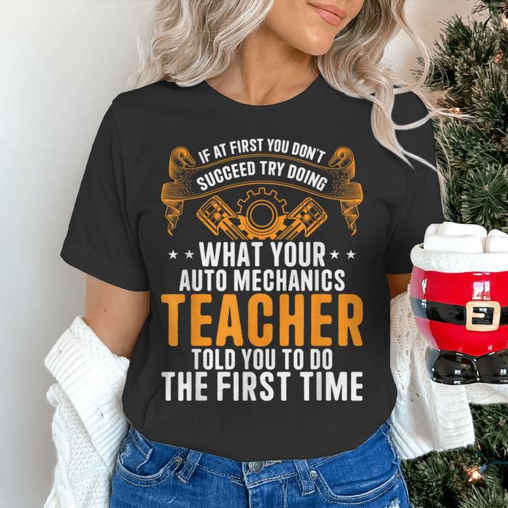 Auto Mechanic Teacher Car Repair Auto Mechanic Women's T-Shirt, gift for family, gift for coworker Auto Mechanic Teacher Car Repair Auto Mechanic Women's T-Shirt, gift for family, gift for coworker