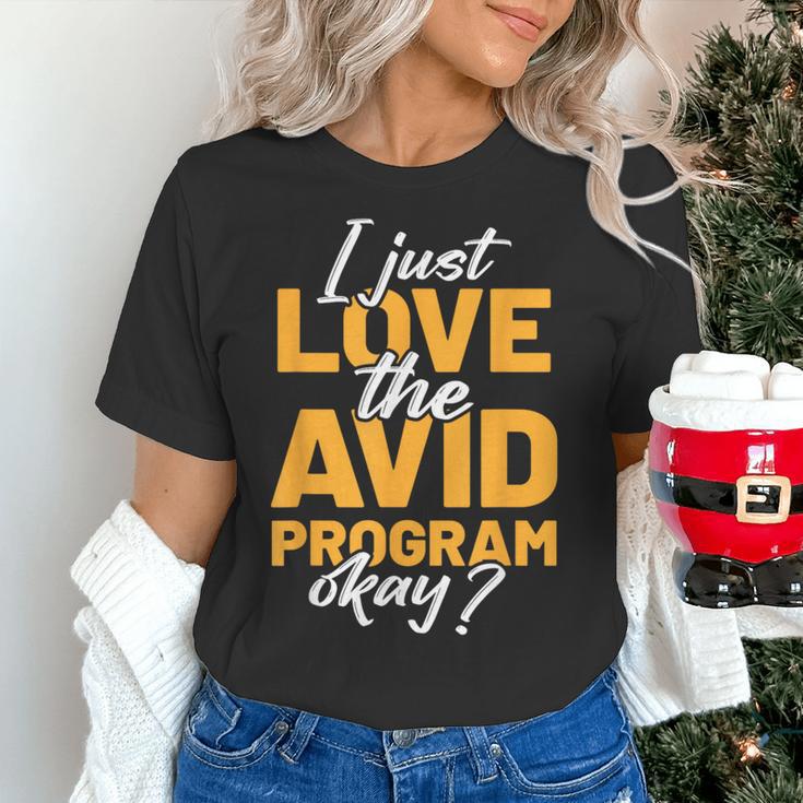 AVID Team Appreciation Essentials AVID Program Teacher Women's T-Shirt, gift for family, gift for coworker