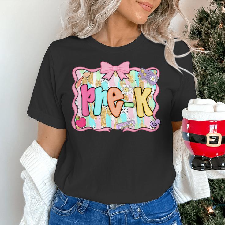 Back To School Pre-K Preppy Teacher Girl Women's T-Shirt, gift for family, gift for coworker Back To School Pre-K Preppy Teacher Girl Women's T-Shirt, gift for family, gift for coworker