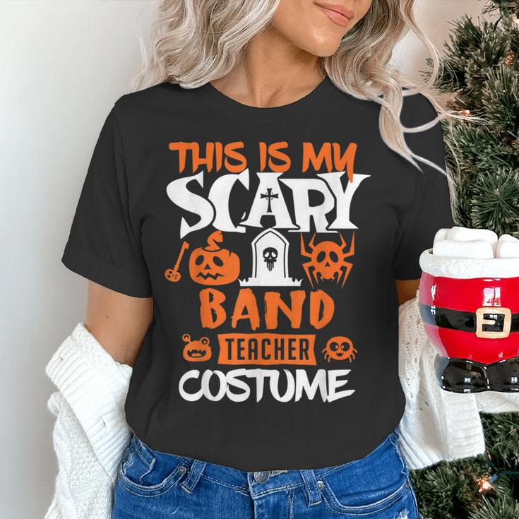 Band Teacher Halloween Shirt Costume School Marching Band For Men Women Women's T-Shirt, gift for family, gift for coworker