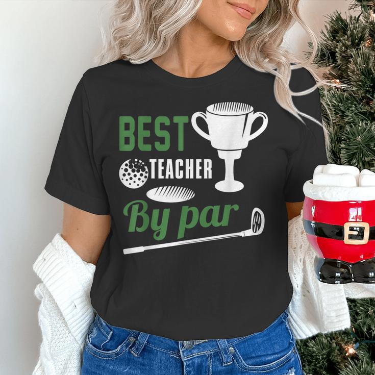 Best Teacher By Par Golf Golfer Women's T-Shirt, gift for family, gift for coworker Best Teacher By Par Golf Golfer Women's T-Shirt, gift for family, gift for coworker