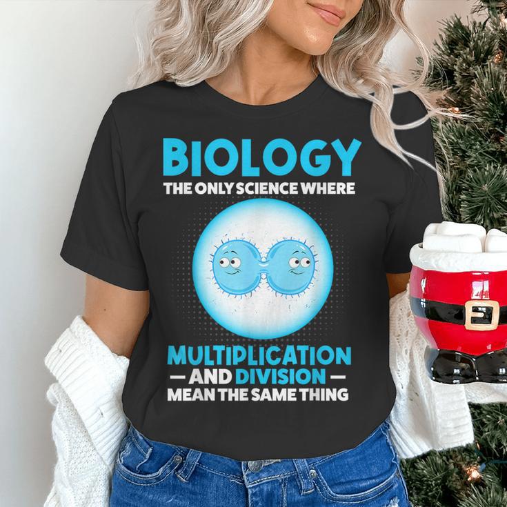 Biology Facts Science Teacher Student Biologist Women's T-Shirt, Science Teacher Shirts, gift for family, gift for coworker
