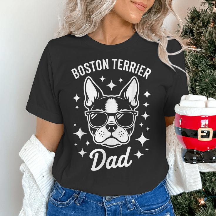 Boston Terrier Dad Boston Terrier Women's T-Shirt, Boston Terrier Dad Shirts, gift for family, gift for coworker