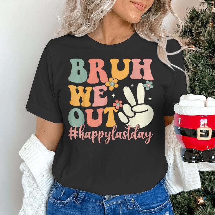 Bruh We Out Teacher Retro Last Day Of School Boys Girls Kids Women's T-Shirt, gift for family, gift for coworker Bruh We Out Teacher Retro Last Day Of School Boys Girls Kids Women's T-Shirt, gift for family, gift for coworker