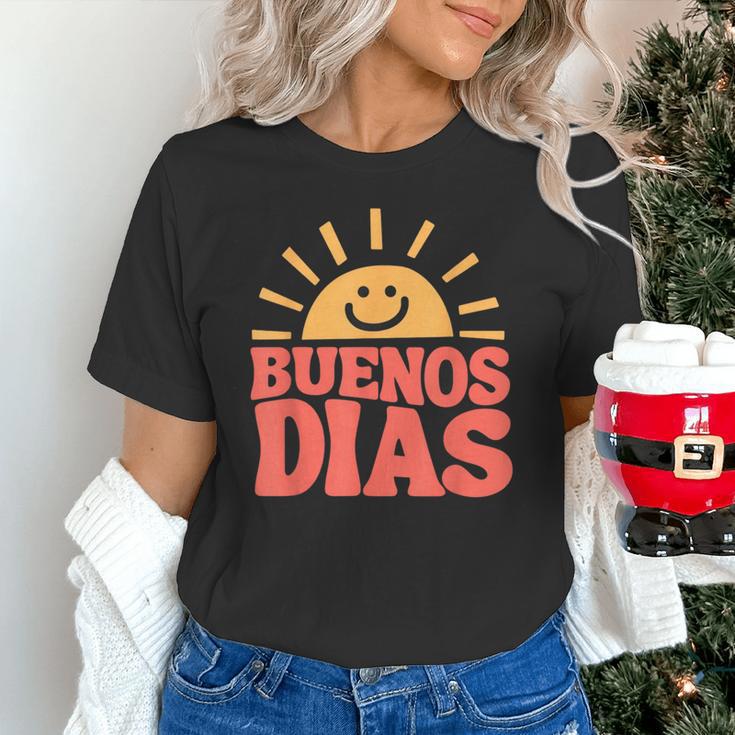 Buenos Dias Spanish Teacher Appreciation Back To School Women's T-Shirt, gift for family, gift for coworker